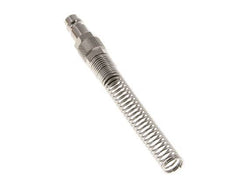Vernikkeld Messing DN 7.2 (Euro) Luchtkoppeling Insteeknippel 8x10 mm Push-On Buigbescherming