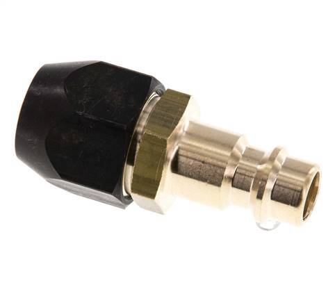 Messing DN 7.2 (Euro) Luchtkoppeling Insteeknippel 6x12 mm Push-On