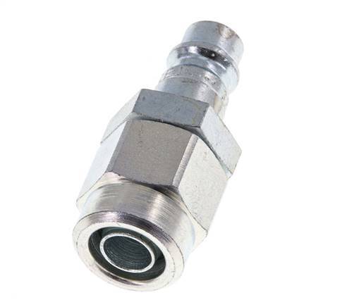 Gehard staal DN 7.2 (Euro) Luchtkoppeling Insteeknippel 8x12 mm (streamline) Push-On