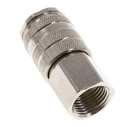 Vernikkeld Messing DN 10 Luchtkoppeling Snelkoppeling G 1/4 inch Binnendraad