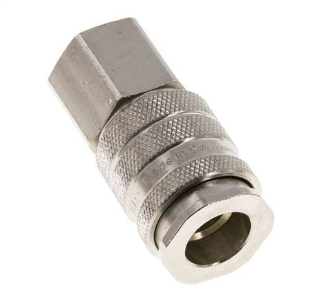 Vernikkeld Messing DN 10 Luchtkoppeling Snelkoppeling G 1/4 inch Binnendraad