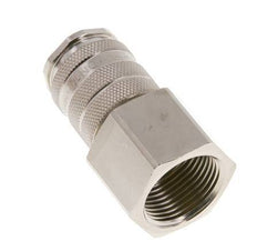 Nickel-plated Brass DN 10 Air Coupling Socket G 3/4 inch Female