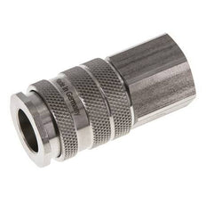 RVS DN 10 Luchtkoppeling Snelkoppeling G 1/2 inch Binnendraad Double Shut-Off