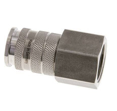 RVS DN 10 Luchtkoppeling Snelkoppeling G 3/4 inch Binnendraad Double Shut-Off
