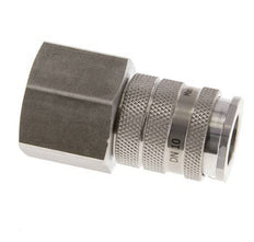 RVS DN 10 Luchtkoppeling Snelkoppeling G 3/4 inch Binnendraad Double Shut-Off