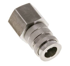 RVS DN 10 Luchtkoppeling Snelkoppeling G 3/4 inch Binnendraad Double Shut-Off