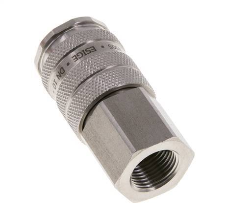 Stainless steel DN 10 Air Coupling Socket G 3/8 inch Female