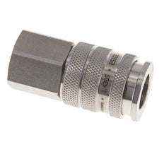 RVS DN 10 Luchtkoppeling Snelkoppeling G 3/8 inch Binnendraad Double Shut-Off