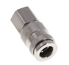 RVS 316L DN 10 Luchtkoppeling Snelkoppeling G 3/8 inch Binnendraad Double Shut-Off