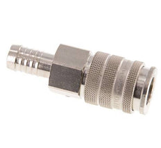 Nickel-plated Brass DN 10 Air Coupling Socket 13 mm Hose Pillar