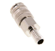 Nickel-plated Brass DN 10 Air Coupling Socket 13 mm Hose Pillar