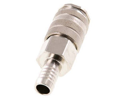 Nickel-plated Brass DN 10 Air Coupling Socket 13 mm Hose Pillar