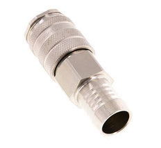 Vernikkeld Messing DN 10 Luchtkoppeling Snelkoppeling 19 mm Slangpilaar Double Shut-Off