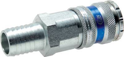 Stalen Messing DN 10 Luchtkoppeling Socket 19 mm Slangpilaar