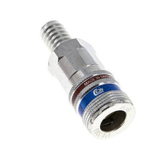 Staal/Messing DN 10.4 Safety Luchtkoppeling Snelkoppeling 13 mm Slangpilaar