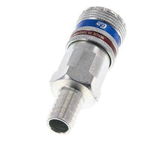 Staal/Messing DN 10.4 Safety Luchtkoppeling Snelkoppeling 13 mm Slangpilaar