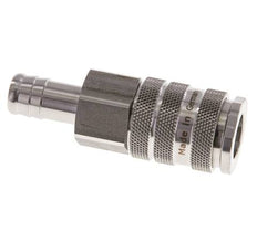 RVS 316L DN 10 Luchtkoppeling Snelkoppeling 19 mm Slangpilaar