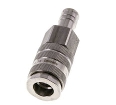 RVS 316L DN 10 Luchtkoppeling Snelkoppeling 19 mm Slangpilaar