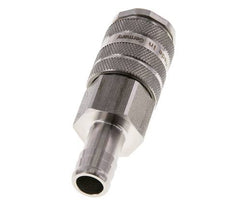 RVS 316L DN 10 Luchtkoppeling Snelkoppeling 19 mm Slangpilaar