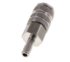 RVS 316L DN 10 Luchtkoppeling Snelkoppeling 9 mm Slangpilaar