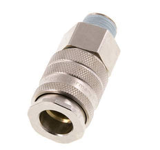 Nickel-plated Brass DN 10 Air Coupling Socket R 3/8 inch Male