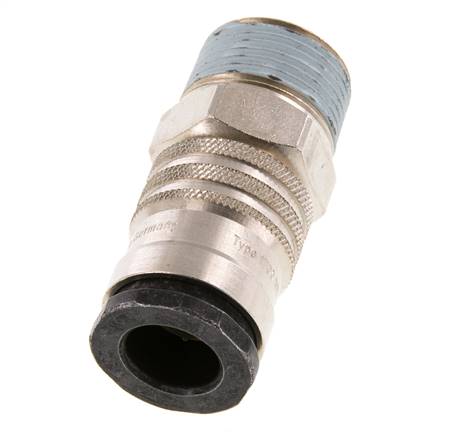 Staal/Messing DN 10 Luchtkoppeling Snelkoppeling R 1/2 inch Buitendraad