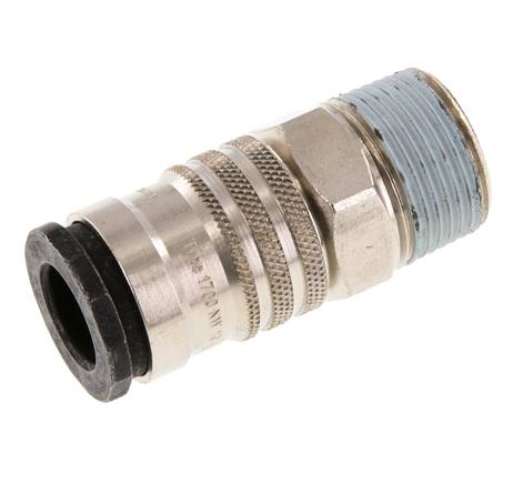 Staal/Messing DN 10 Luchtkoppeling Snelkoppeling R 1/2 inch Buitendraad