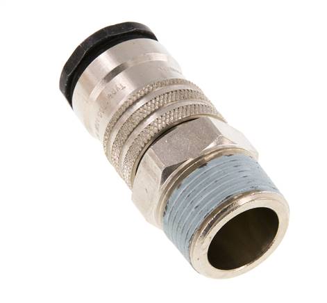 Staal/Messing DN 10 Luchtkoppeling Snelkoppeling R 1/2 inch Buitendraad