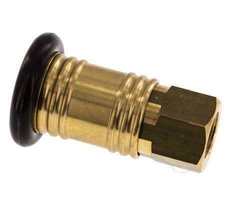 Brass DN 12 Air Coupling Socket G 1/2 inch Female