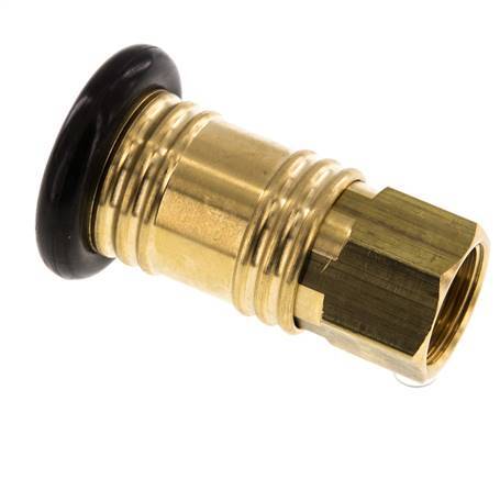 Brass DN 12 Air Coupling Socket G 3/4 inch Female