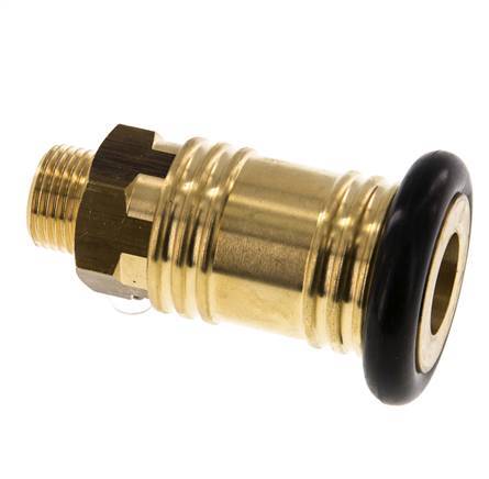 Brass DN 12 Air Coupling Socket G 1/2 inch Male