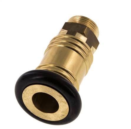Messing DN 12 Luchtkoppeling Snelkoppeling G 3/4 inch Buitendraad