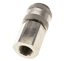 Nickel-plated Brass DN 19 Air Coupling Socket G 3/4 inch Female Double Shut-Off