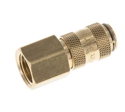 Brass DN 2.7 (Micro) Air Coupling Socket G 1/8 inch Female