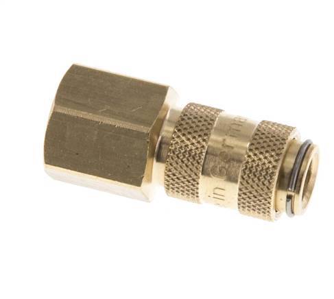 Brass DN 2.7 (Micro) Air Coupling Socket G 1/8 inch Female