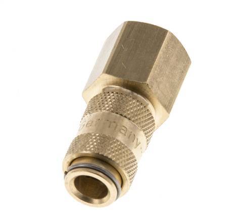 Brass DN 2.7 (Micro) Air Coupling Socket G 1/8 inch Female