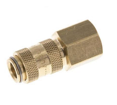 Brass DN 2.7 (Micro) Air Coupling Socket G 1/8 inch Female