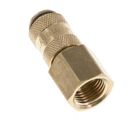 Brass DN 2.7 (Micro) Air Coupling Socket G 1/8 inch Female