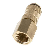 Brass DN 2.7 (Micro) Air Coupling Socket G 1/8 inch Female