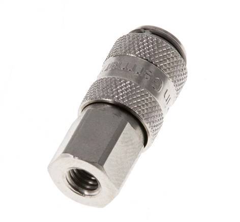 Nickel-plated Brass DN 2.7 (Micro) Air Coupling Socket M5 Female