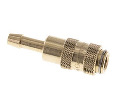 Brass DN 2.7 (Micro) Air Coupling Socket 4 mm Hose Pillar