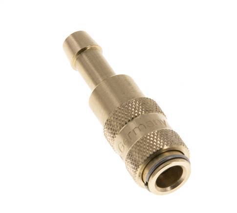 Brass DN 2.7 (Micro) Air Coupling Socket 5 mm Hose Pillar