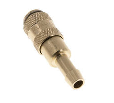 Brass DN 2.7 (Micro) Air Coupling Socket 5 mm Hose Pillar