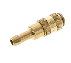 Messing DN 2.7 (Micro) Luchtkoppeling Snelkoppeling 5 mm Slangpilaar Double Shut-Off