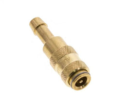 Messing DN 2.7 (Micro) Luchtkoppeling Snelkoppeling 5 mm Slangpilaar Double Shut-Off