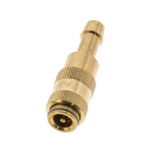 Messing DN 2.7 (Micro) Luchtkoppeling Snelkoppeling 5 mm Slangpilaar Double Shut-Off