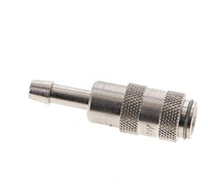 Vernikkeld Messing DN 2.7 (Micro) Luchtkoppeling Snelkoppeling 4 mm Slangpilaar Double Shut-Off