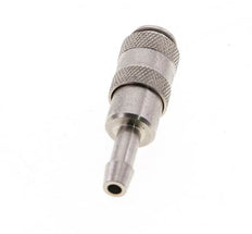 Vernikkeld Messing DN 2.7 (Micro) Luchtkoppeling Snelkoppeling 4 mm Slangpilaar Double Shut-Off