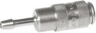 RVS 306L DN 2.7 (Micro) Luchtkoppeling Snelkoppeling 4 mm Slangpilaar