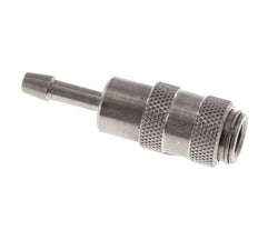 Stainless steel DN 2.7 (Micro) Air Coupling Socket 3 mm Hose Pillar